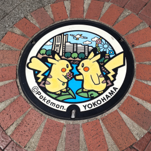 日本 横浜 ポケふた(ピカチュウ)